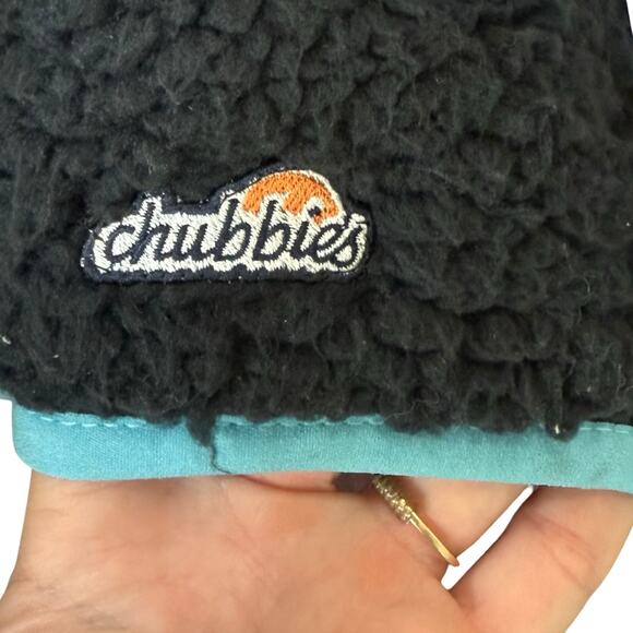 Chubbies Black The Night Fleece 1/4 Quarter Zip Warm Pullover Sweatshirt Size L - Picture 12 of 12